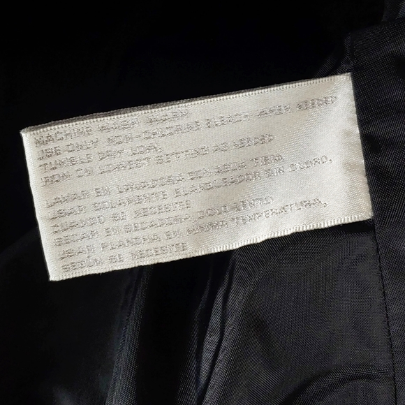 Worthington Womens M Black Quilted Fleece Lined Full Zip Jacket - Picture 6 of 7